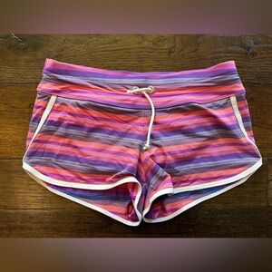 Athleta Striped Shorts- size Small